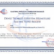 Deniz Ticareti Gözetim Hizmetleri İşletme Yetki Belgesi